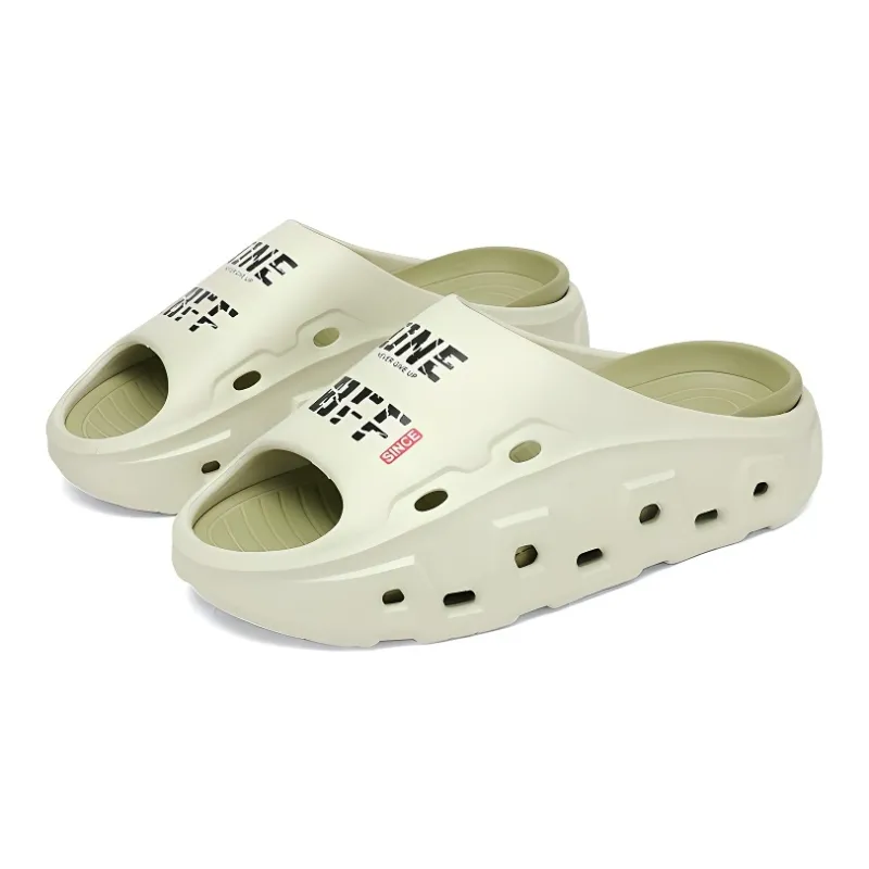 Darcy Sen Slippers Black Gray/Light Green/Khaki White/White Black-58