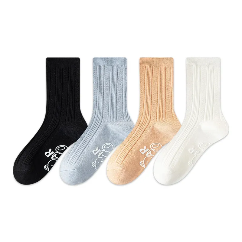 AUGUST Mid Calf Socks Women's 4 Pack-7