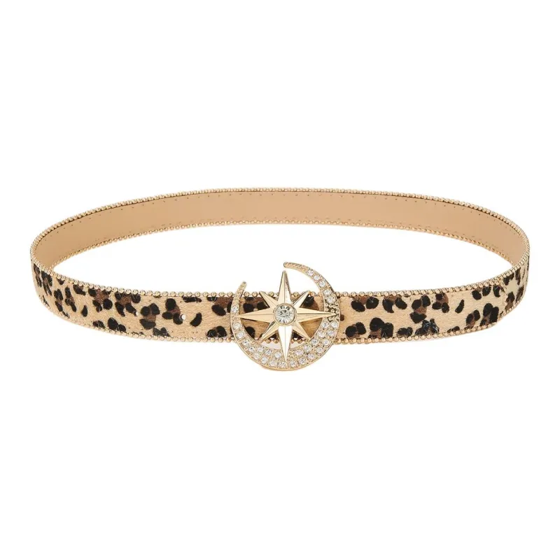 JEANSWEST PU Leather Belts Women's 2.8CM-1