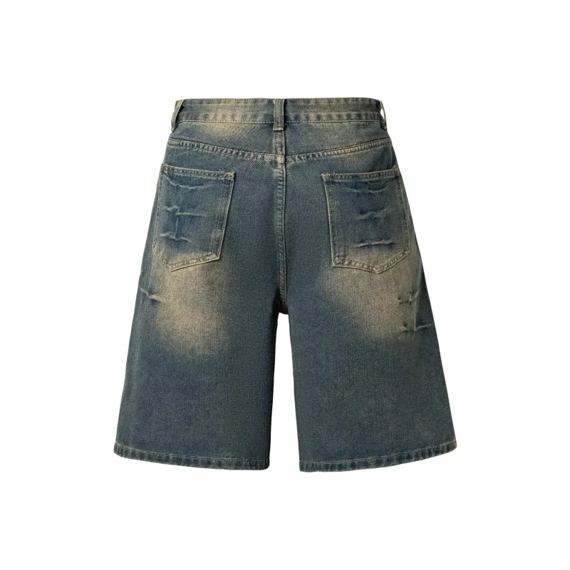 7 SEVFUN Denim Shorts Unisex Nostalgic Blue-1