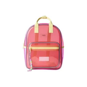 ZARA Polyurethane Backpack Kids' Pink