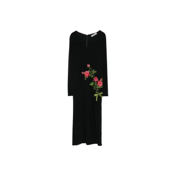 VIVETTA Floral embroidered Midi Dress