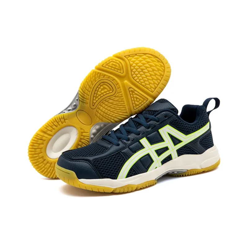 Green Feet Anti Slip Wear Resistant Low Top Badminton Shoes Unisex-4