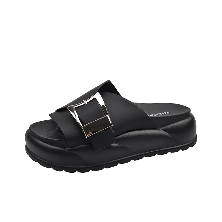 Zomila Rubber Sole Metal Slip Resistant Slide Slippers Women's-6