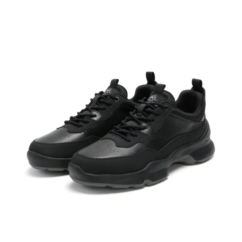 Kemaron Men's Casual Shoes Men Low Top Black Yellow/Black-10