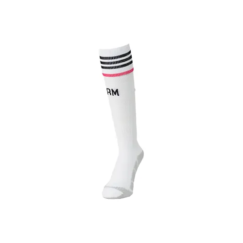 Adidas Real Madrid Soccer Socks Unisex 1 Pack White/Black