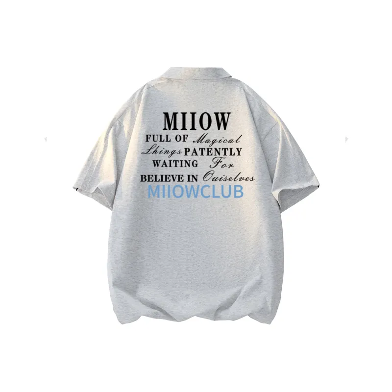 MIIOW Trendy Party Collection Cooling Summer Collection Polo Shirt Unisex-8