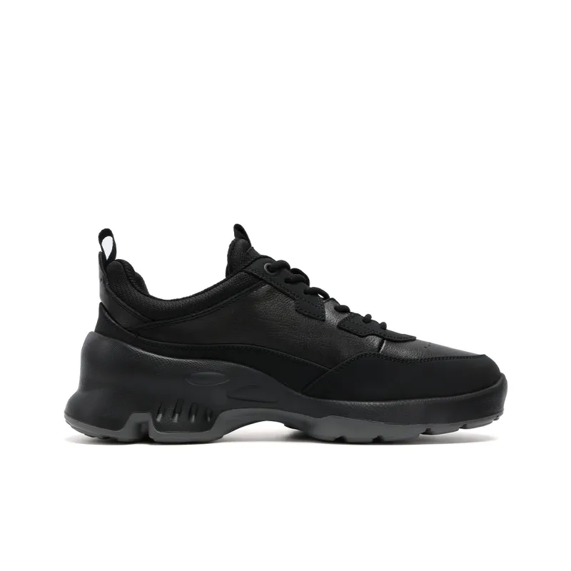 Kemaron Men's Casual Shoes Men Low Top Black Yellow/Black-8