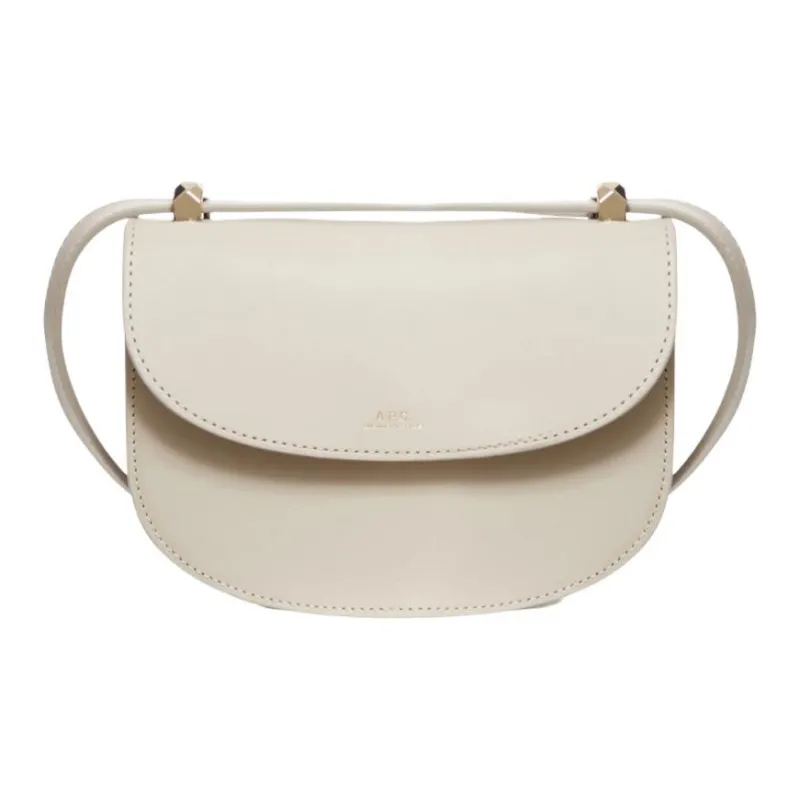 A.P.C Leather Shoulder Bag Women's White-0