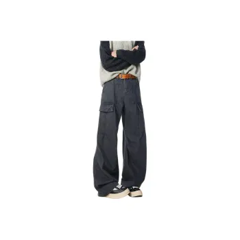 DABAISHA Cargo Pants Unisex Gray