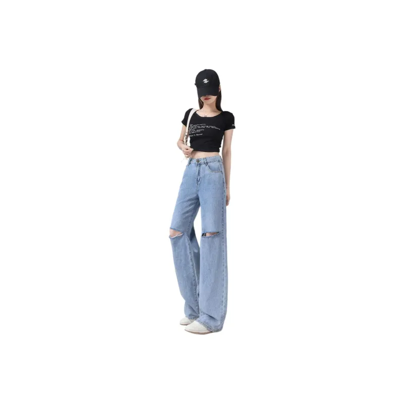 Tonlion Jeans Women's Light Blue-0
