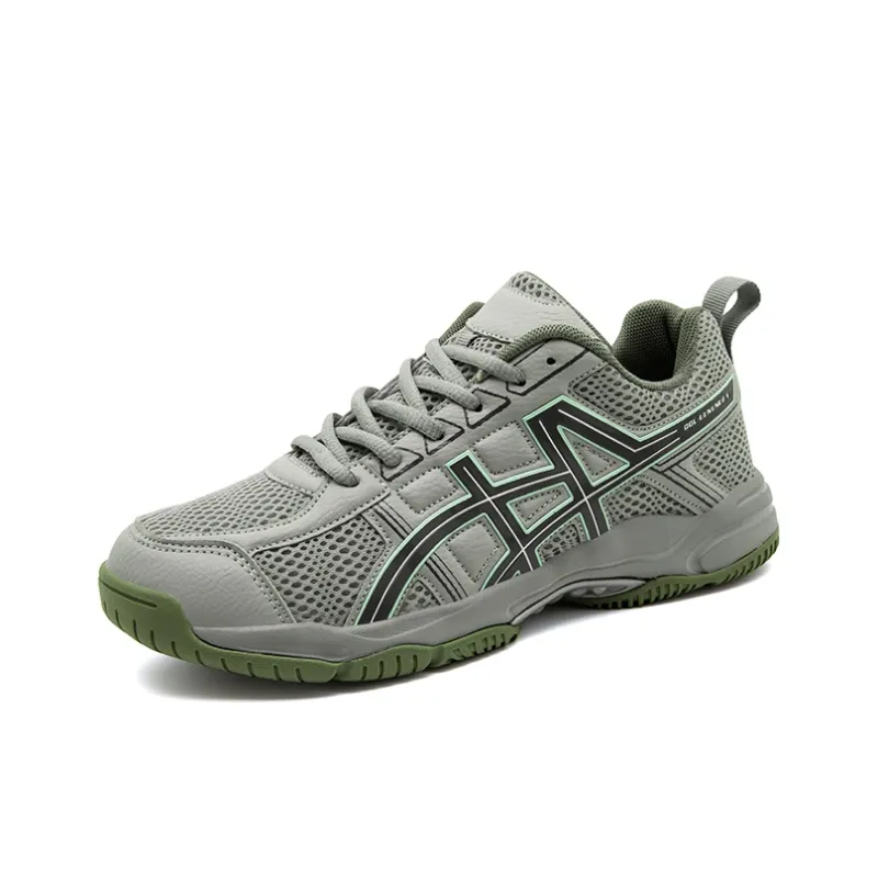 Green Feet Anti Slip Wear Resistant Low Top Badminton Shoes Unisex-9