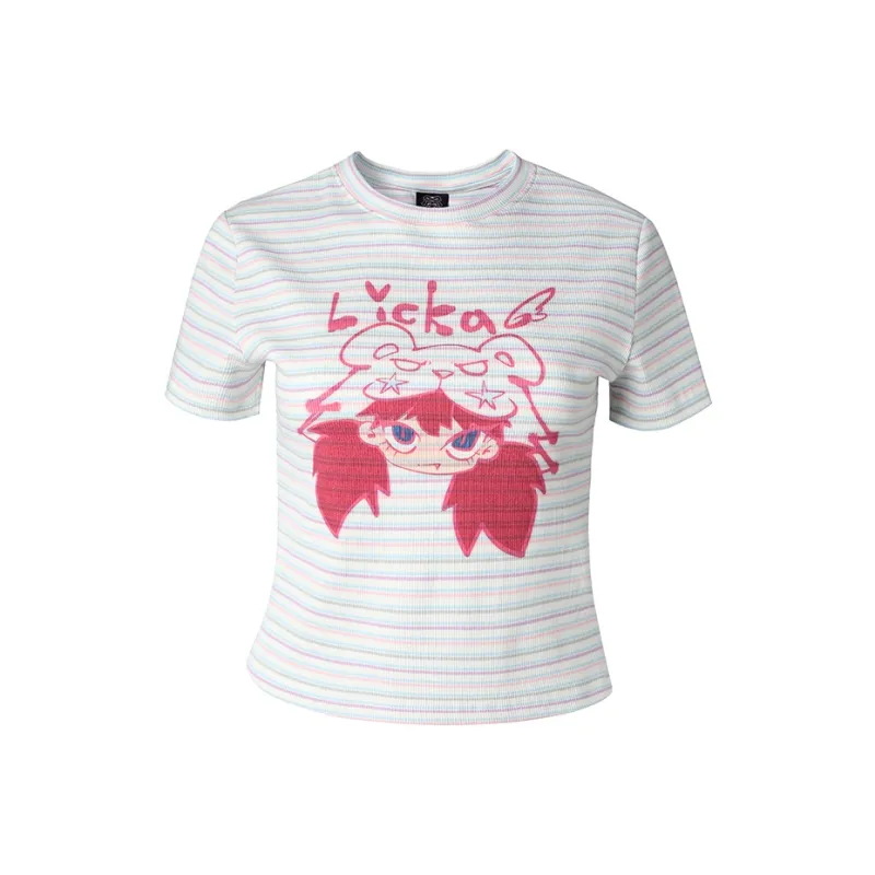 LAMLICKA Set in Sleeve T Shirt Women's-0