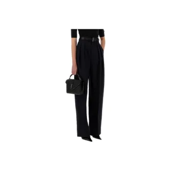 SAINT LAURENT Casual Pants Women's Black