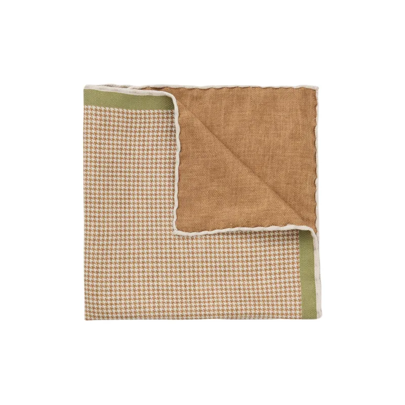 HUGO BOSS Silk Scarves Unisex Brown-1