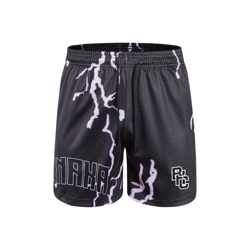 BKCXZICE Sports Shorts Unisex Flickering Purple-1