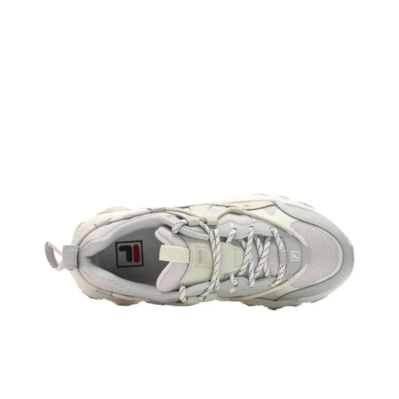 FILA FLUID 5 Anti Slip Wear Resistant Low Top Chunky Sneakers Women's Gray-2