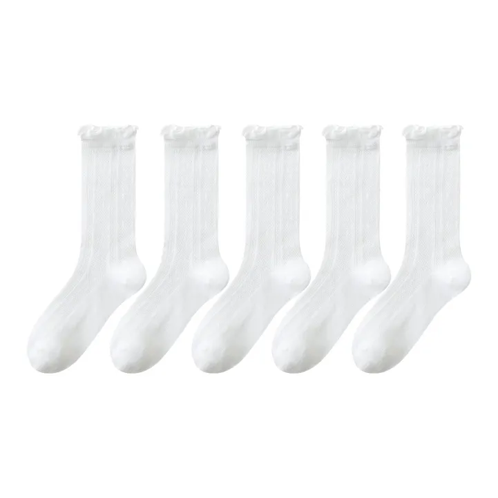 MIIOW Cool One Summer Series Mid Calf Socks Women's Combo Set-0