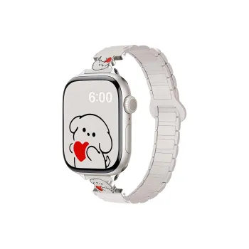 KVZUVUU Apple Compatibility Watch Band Silicone Material