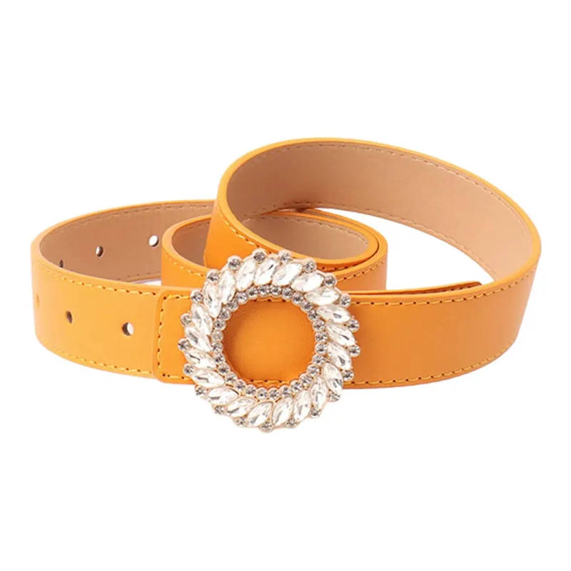 JEANSWEST PU Leather Belts Women's 2.8CM-15