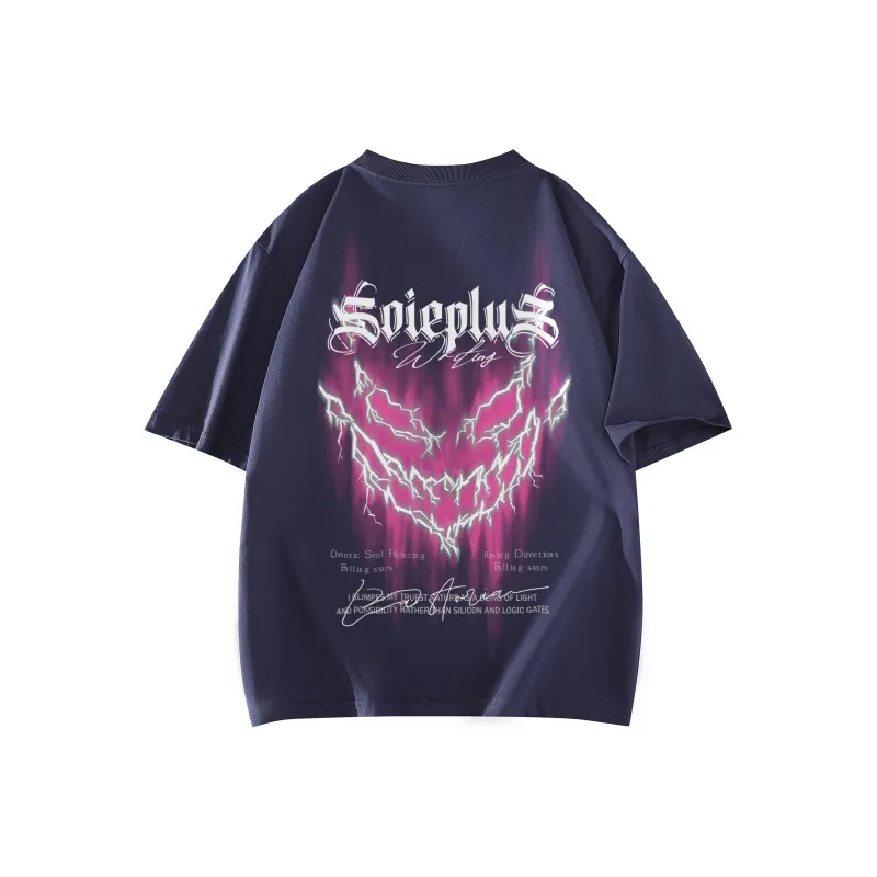 SOIE T Shirts Unisex Navy Blue-0