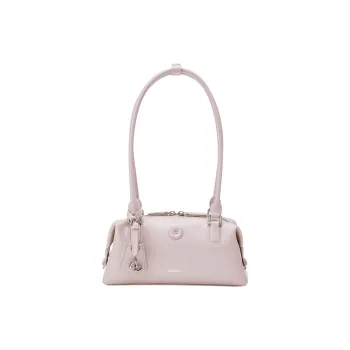 MCMIKO Cow Leather Shoulder Bag Women's Jelly Pink