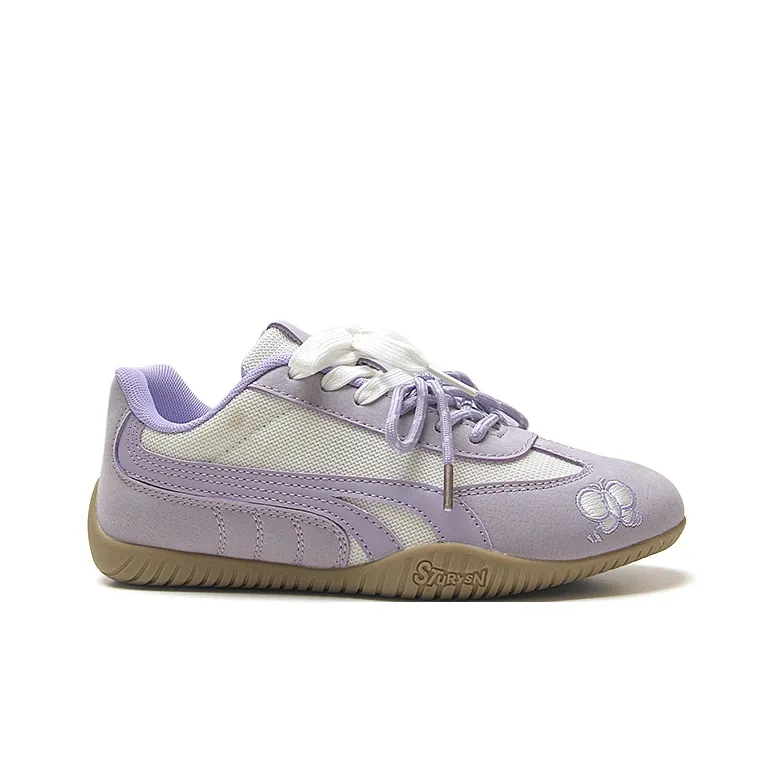 STUR YSN Abrasion Resistant Breathable Low Top Skateboard Shoes Women's Light Purple-1