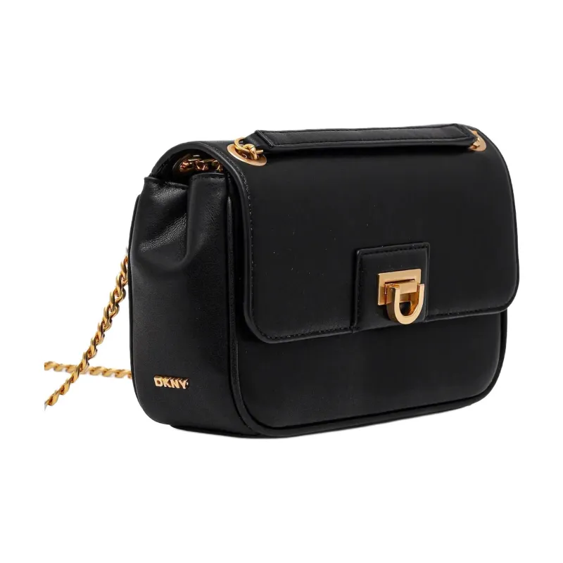 DKNY Calfskin Shoulder Bag, Crossbody Bag Women's Black-2