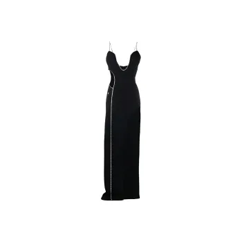 PHILIPP PLEIN Cut Out Detailed Sleeveless Maxi Dress