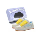 Cream Blue (Yellow Shoelaces)
