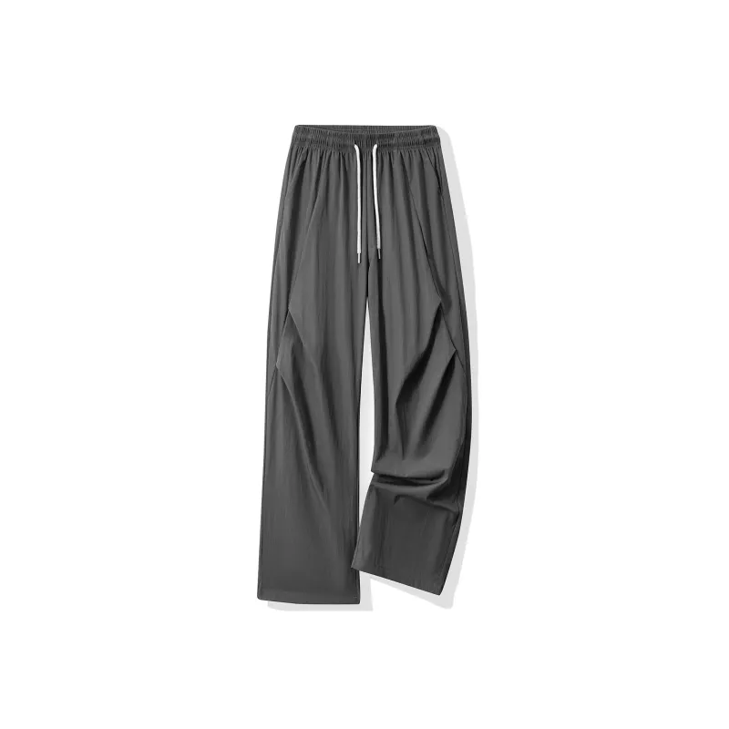 SOIE Cargo Pants Unisex Pink [Summer Cool Ice Silk Material]-70