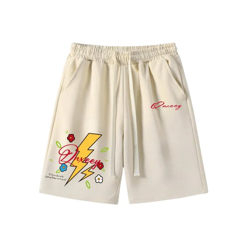 Qnxeey Casual Shorts Unisex-4