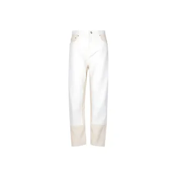 SportMax Logo Patch Straight Leg Jeans