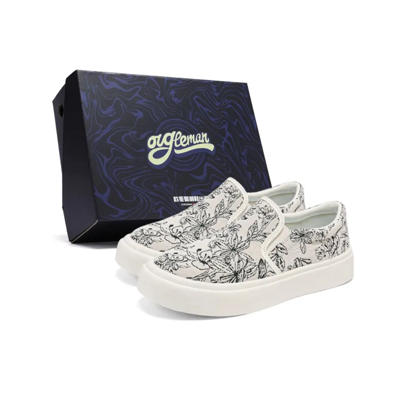 OUGLEMEN Wrapping, Wear Resistant And Non Slip Low Top Casual Shoes Men's Box-7
