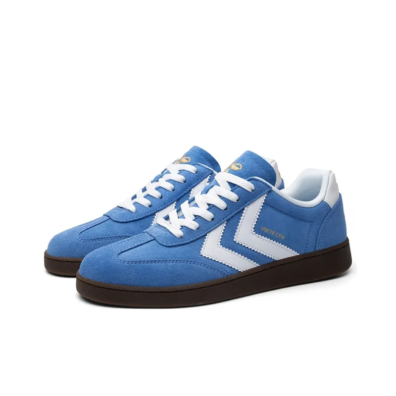 Hummel Low Top Skateboard Shoes Unisex Blue White-2