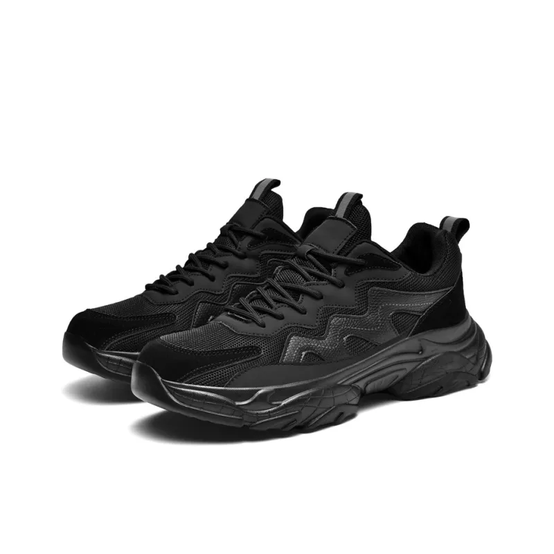 Colorful Creations Slip Resistant, Abrasion Resistant, Breathable Low Top Chunky Sneakers Men's-7