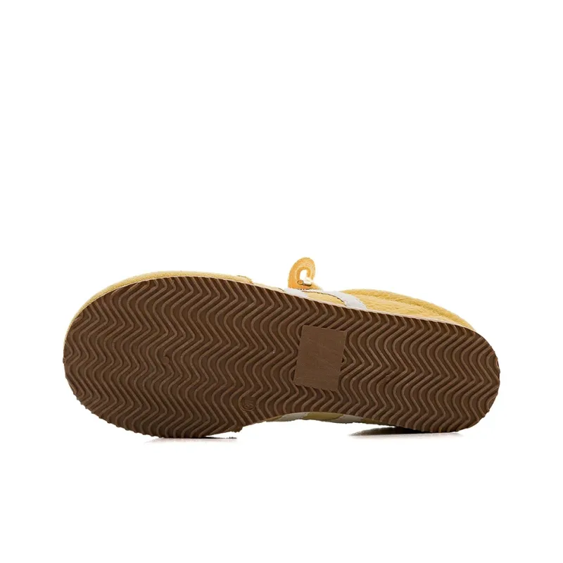 HUANQIU Abrasion Resistant Slip Resistant Closed Toe Slippers Women's Yellow-4