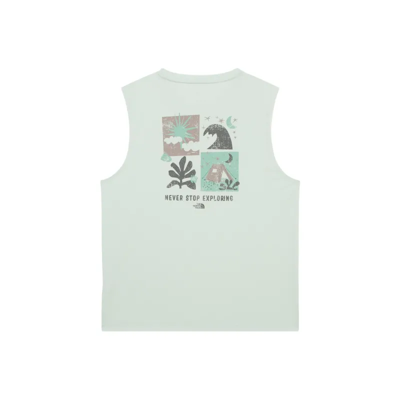 THE NORTH FACE Tank Top Unisex Mint Green-1