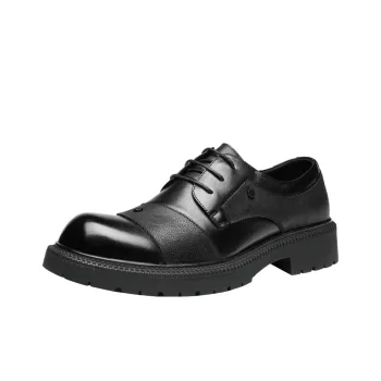 HAPPY DINO Men's Casual Shoes Men Low Top Black