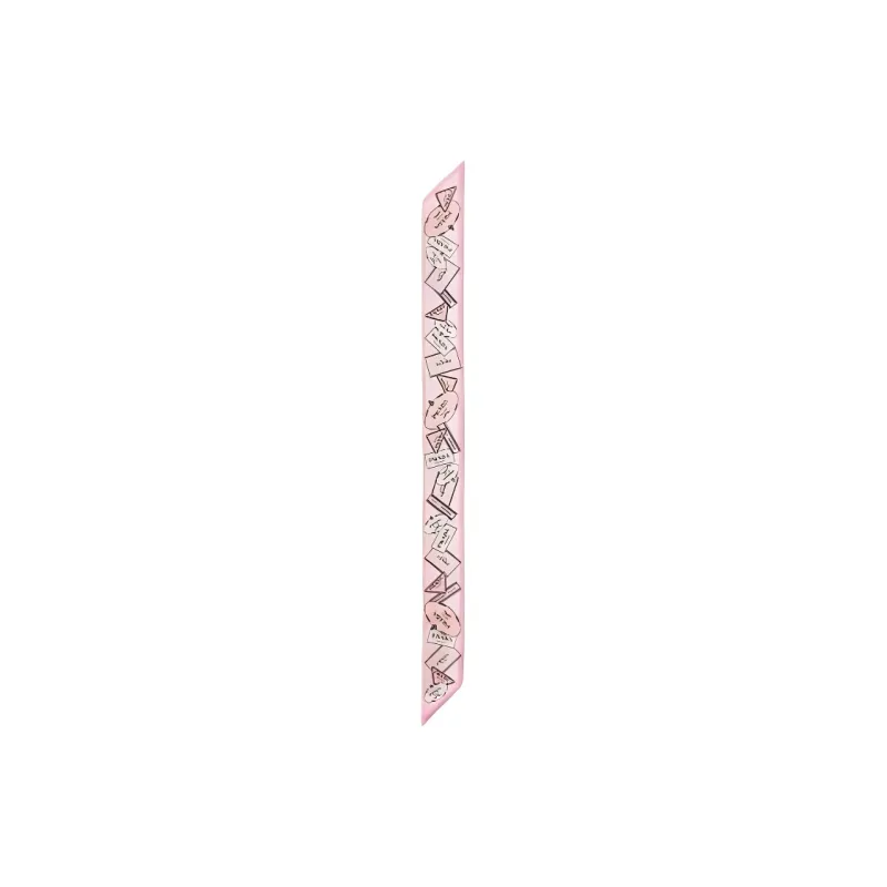 PRADA Silk Scarves Women's Pink-1