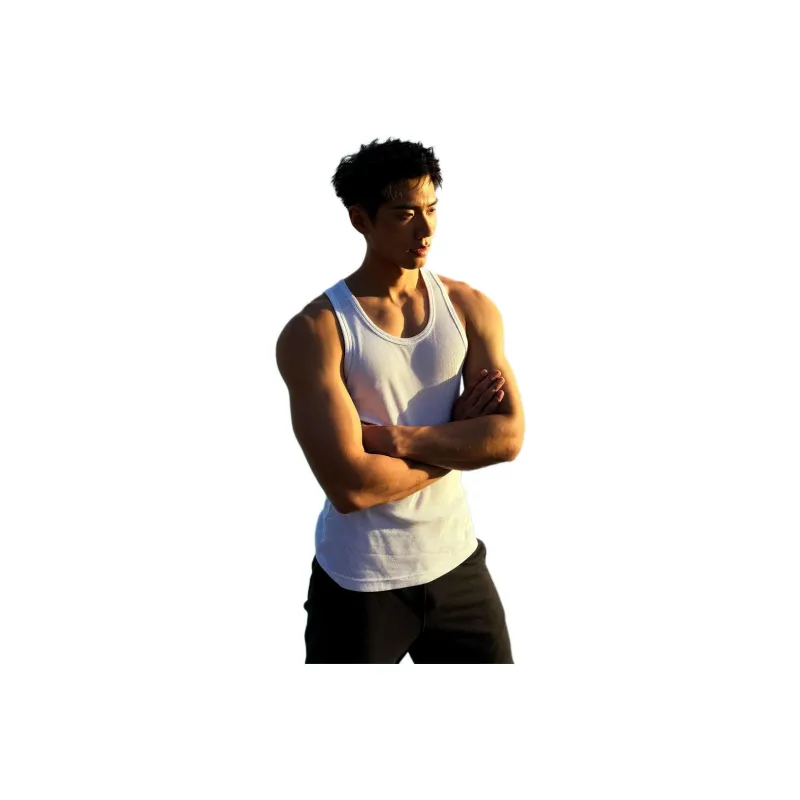 CORNILOT Tank Tops Unisex White-0