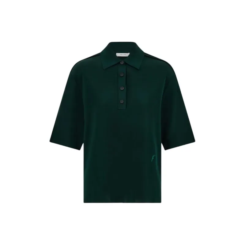 Ferragamo Knitted Polo Shirt-0