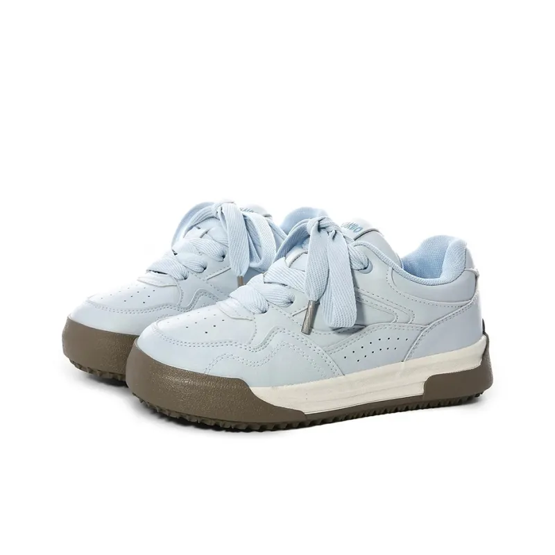 BLUBLONC Slip Resistant Shock Absorbers Low Top Skateboard Shoes Women's-7