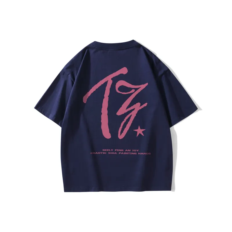 TONYKRZ T Shirts Unisex Navy Blue-0