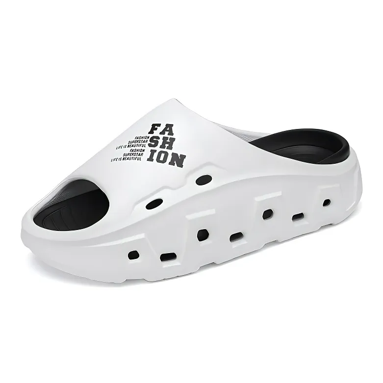Darcy Sen Slippers Black Gray/Light Green/Khaki White/White Black-78