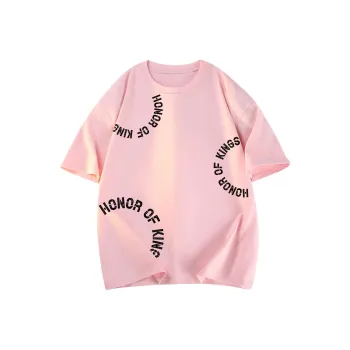 HONOR OF KINGS Short Sleeved T Shirts Slogan Section Unisex