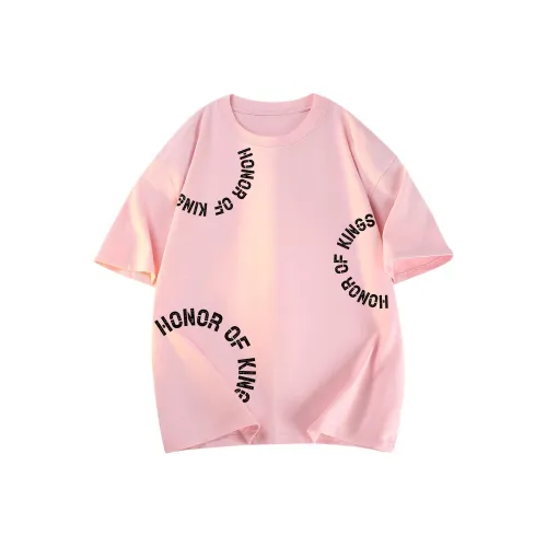 HONOR OF KINGS Short Sleeved T Shirts Slogan Section Unisex