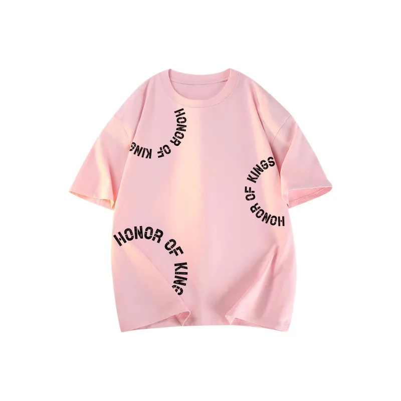 HONOR OF KINGS Short Sleeved T Shirts Slogan Section Unisex-12