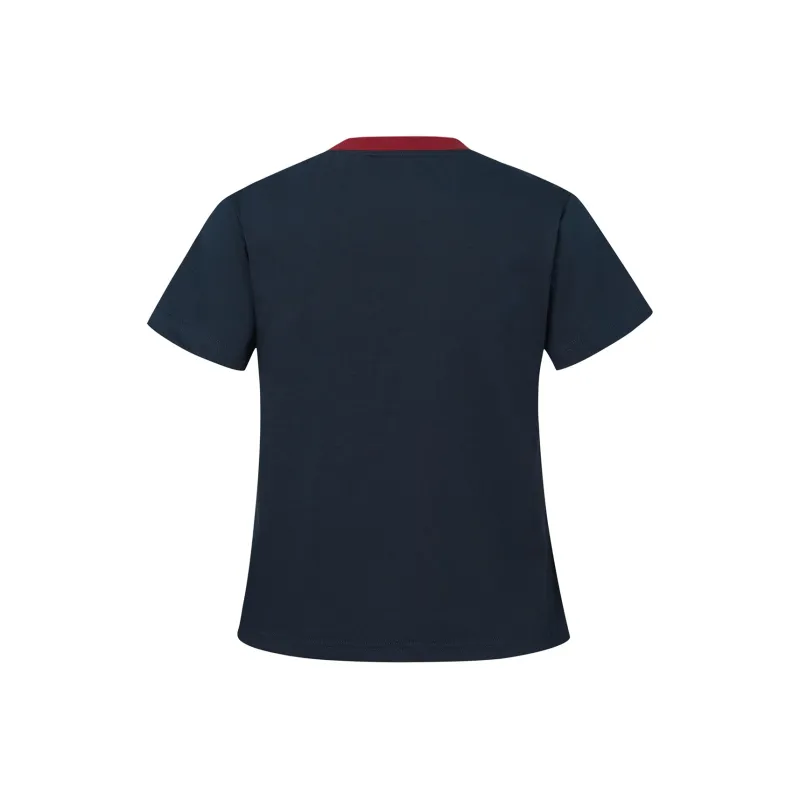 BLACK OF EXIT T Shirts Unisex Navy Blue-1