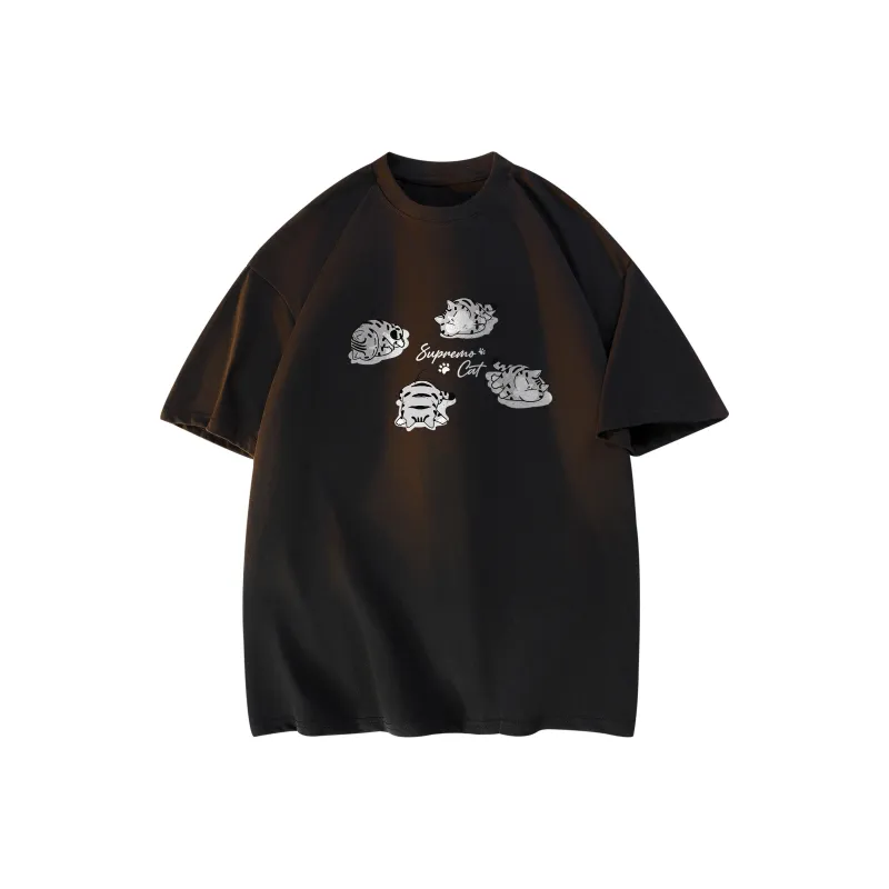 Supremo Cat T Shirts Unisex-2